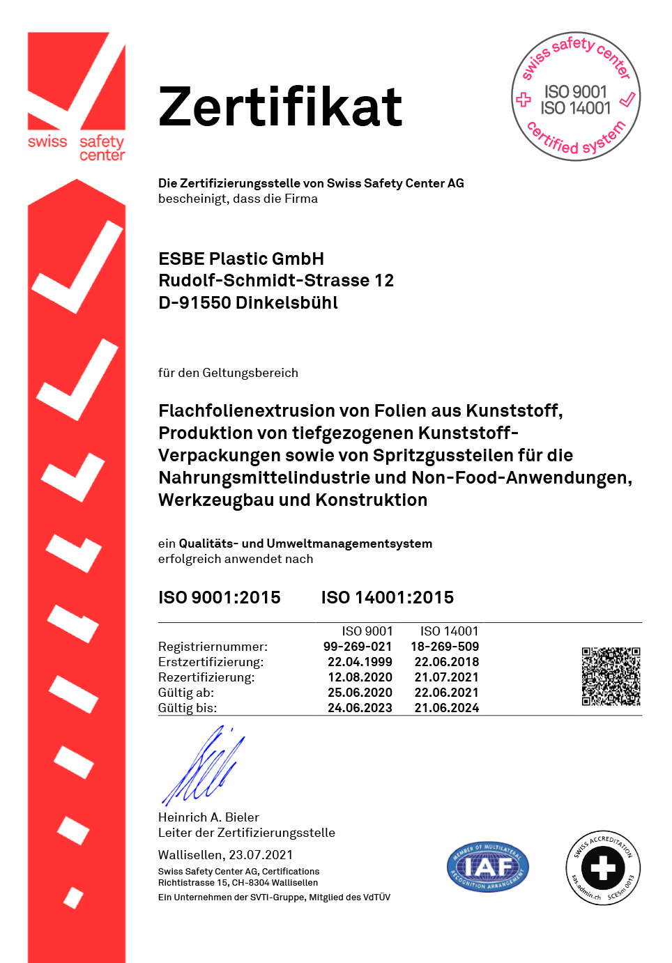 ISO 9001 2015 Zertifikat Vorschau Juli2021